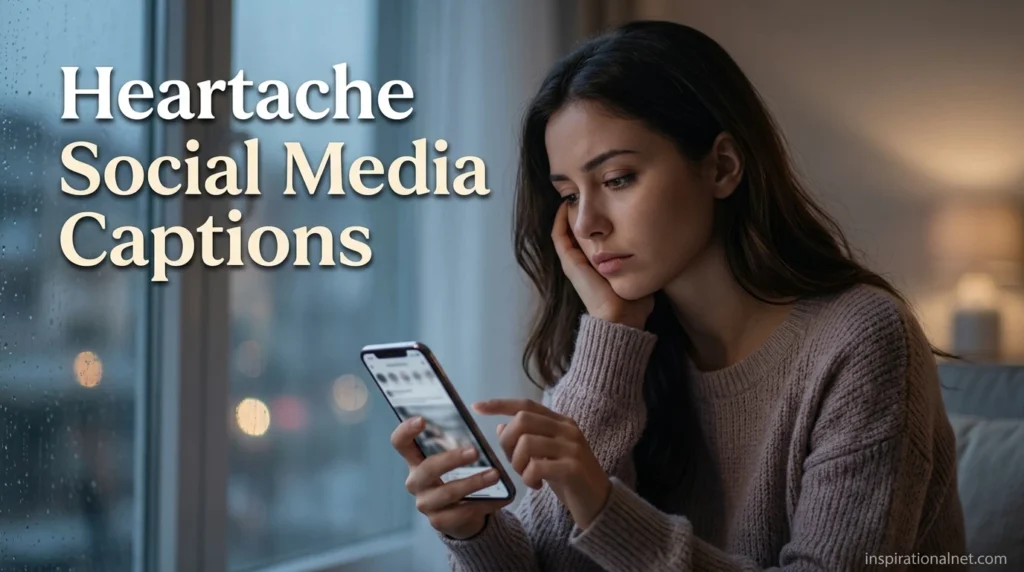 Heartache Social Media Captions