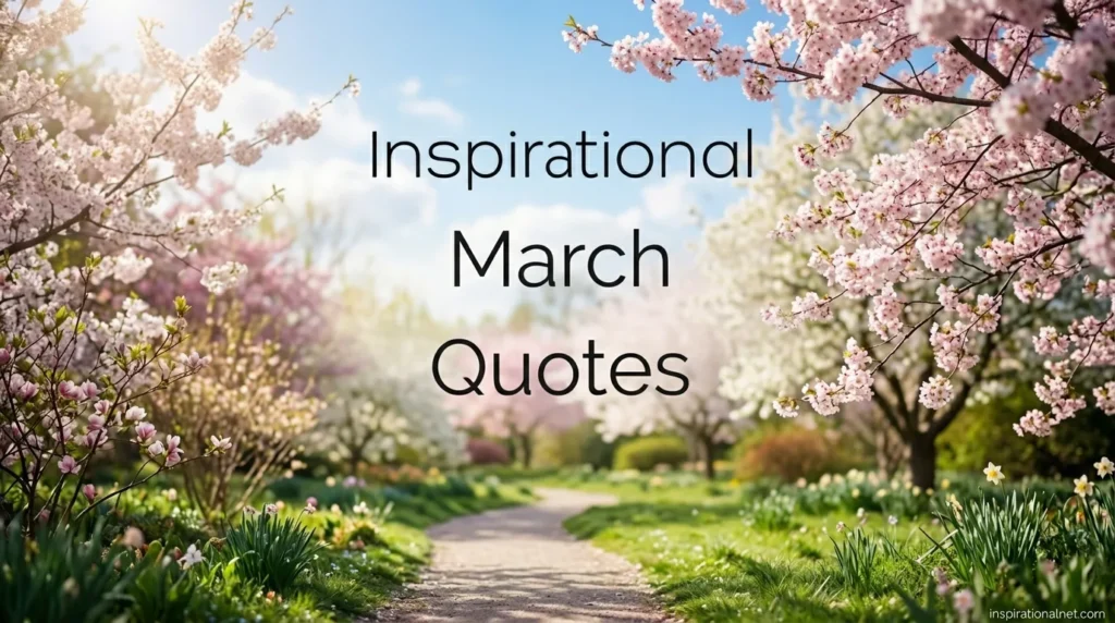 Inspirational March Quotes