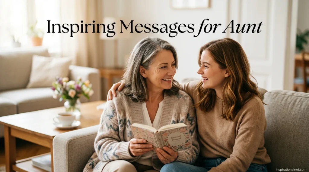 Inspiring Messages for Aunt