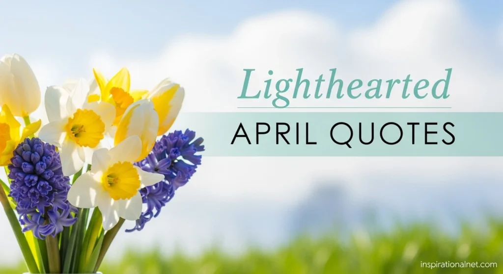 Lighthearted April Quotes