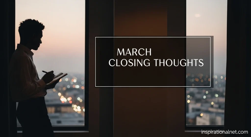 March Closing Thoughts