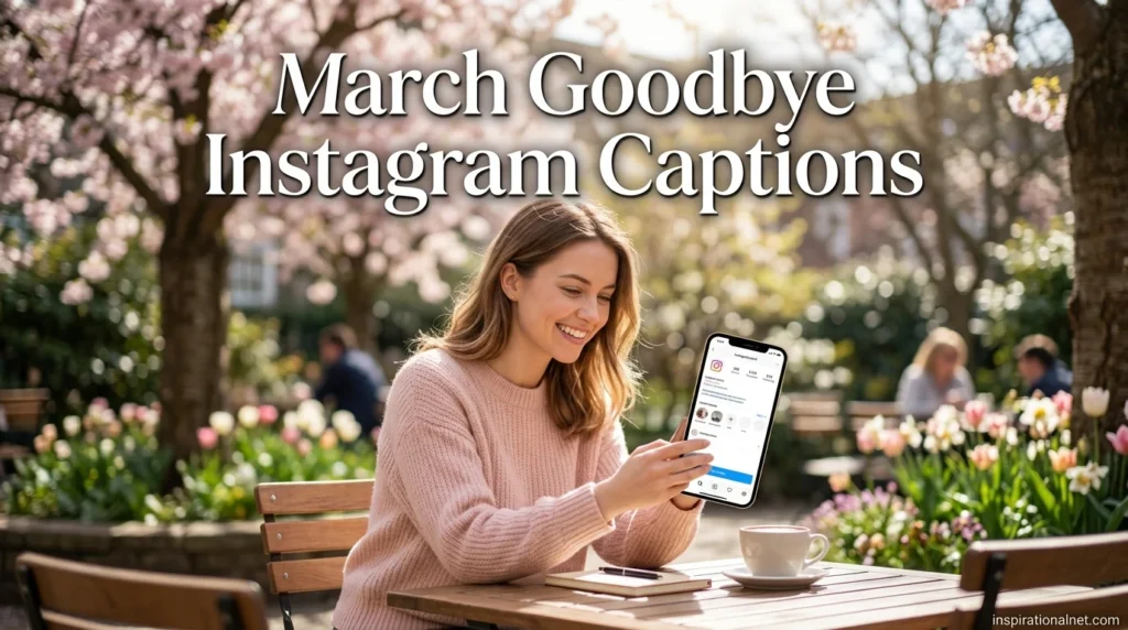 March Goodbye Instagram Captions