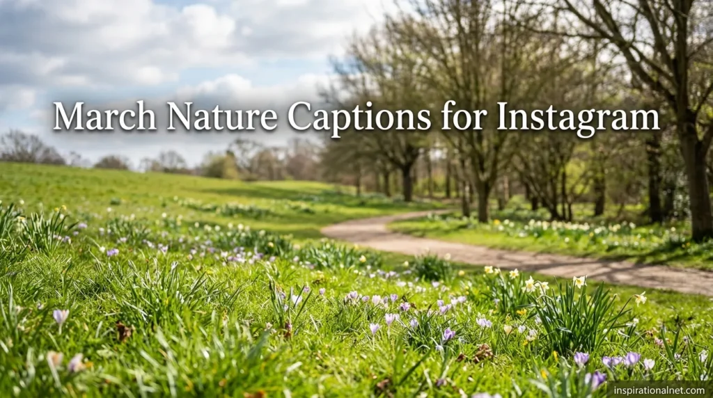 March Nature Captions for Instagram