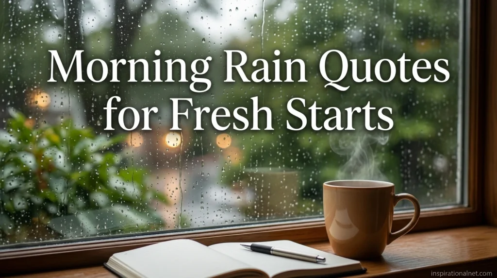 Morning Rain Quotes for Fresh Starts