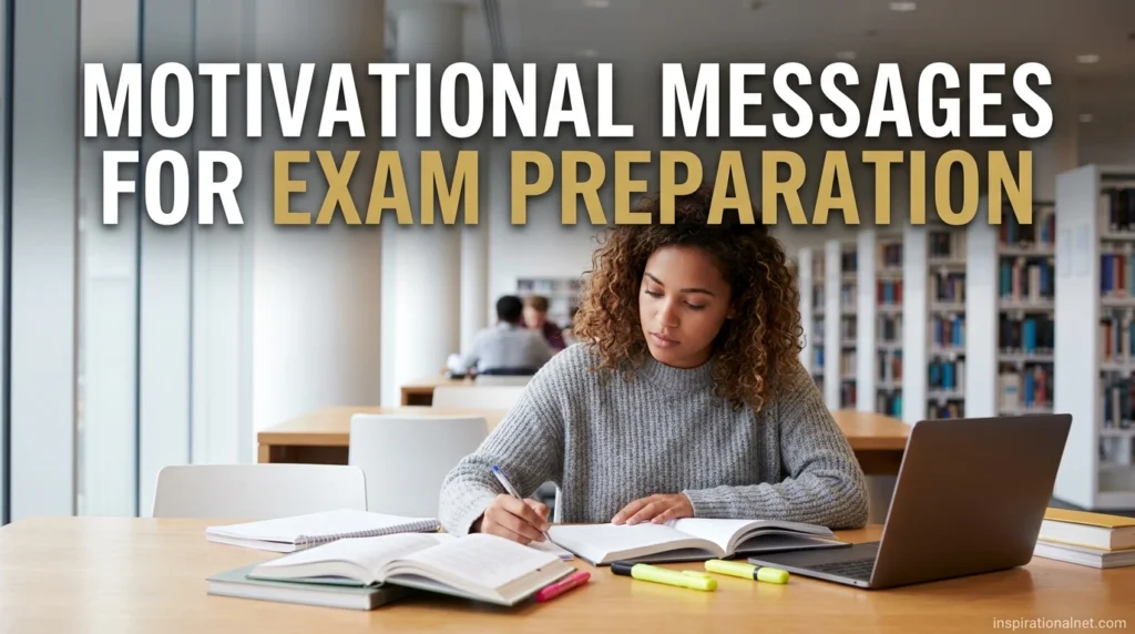 Motivational Messages for Exam Preparation