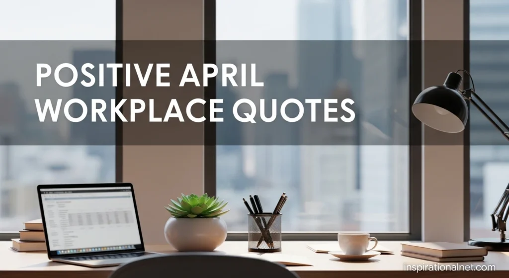 Positive April Workplace Quotes