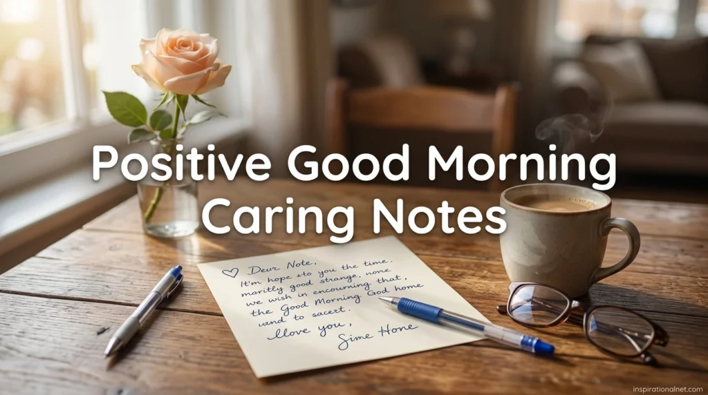 Positive Good Morning Caring Notes