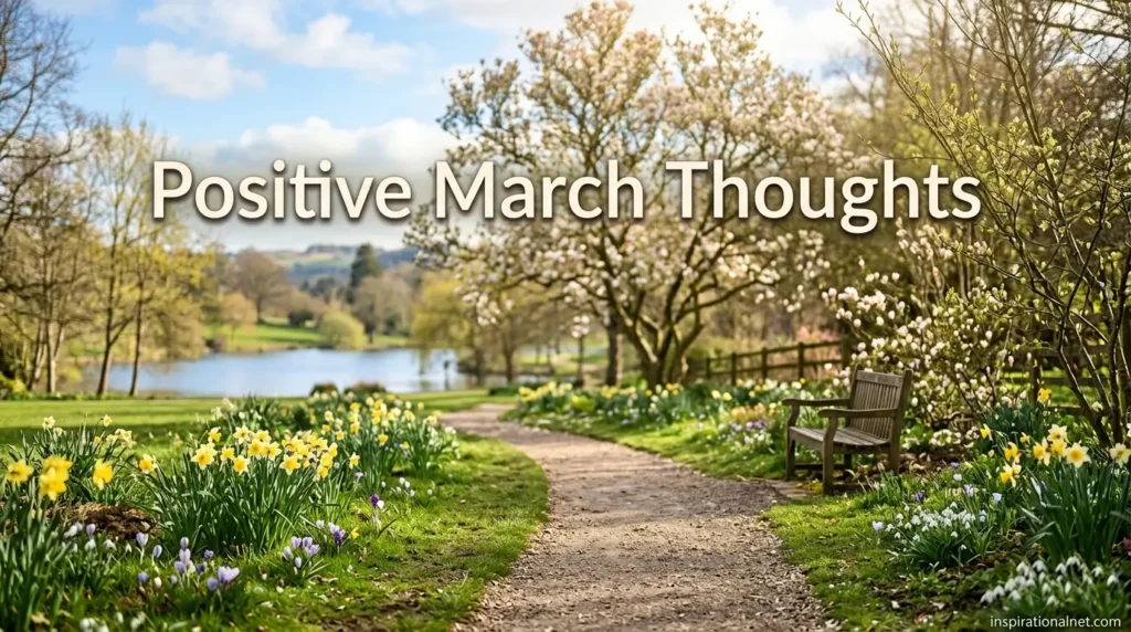Positive March Thoughts