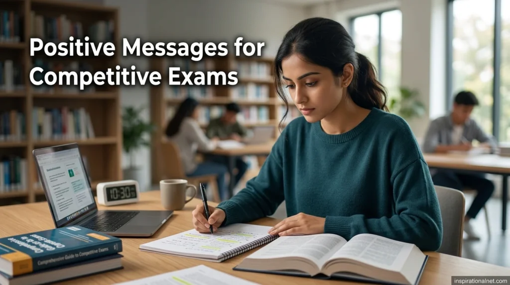 Positive Messages for Competitive Exams
