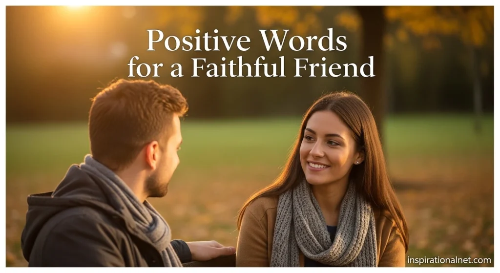 Positive Words for a Faithful Friend