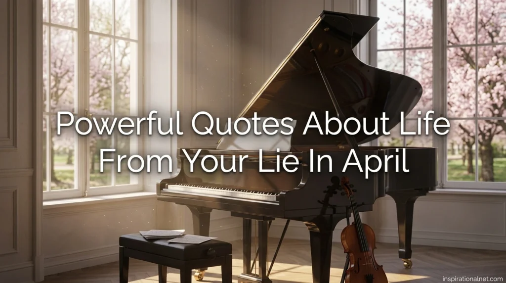 Powerful Quotes About Life From Your Lie In April