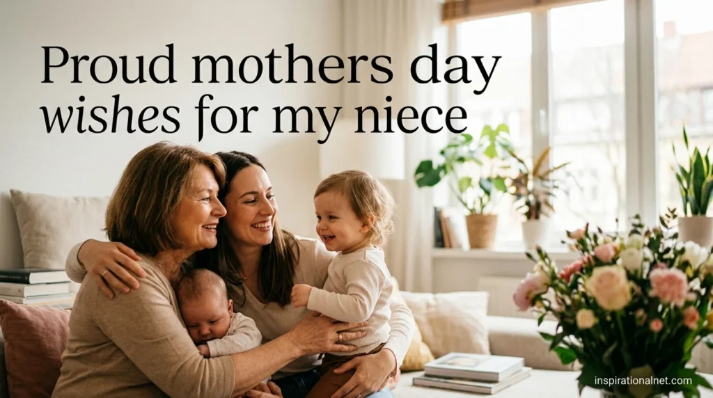 Proud mothers day wishes for my niece