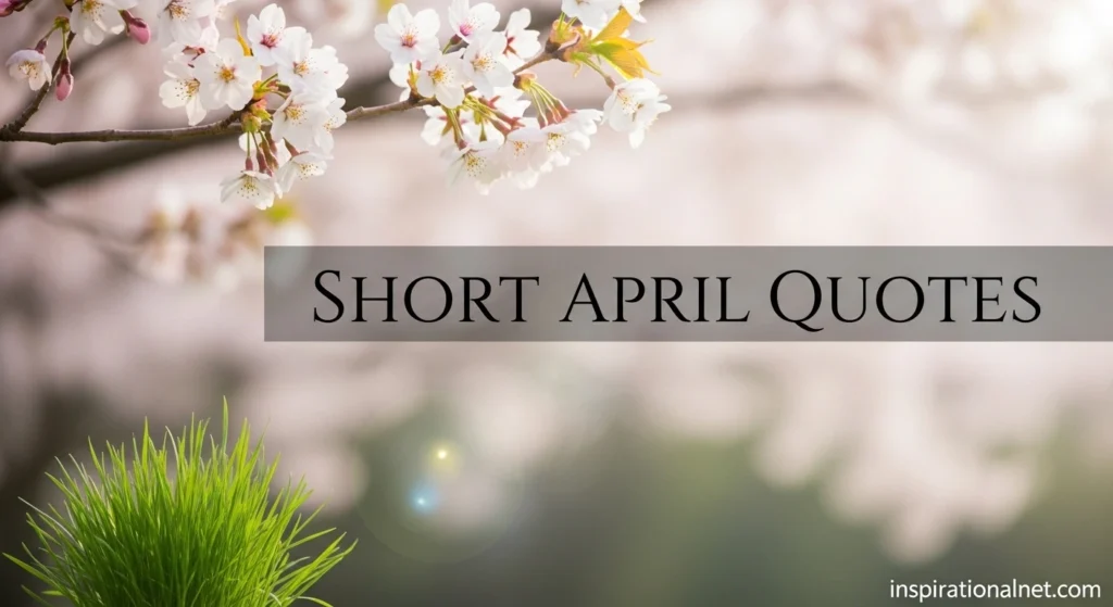 Short April Quotes