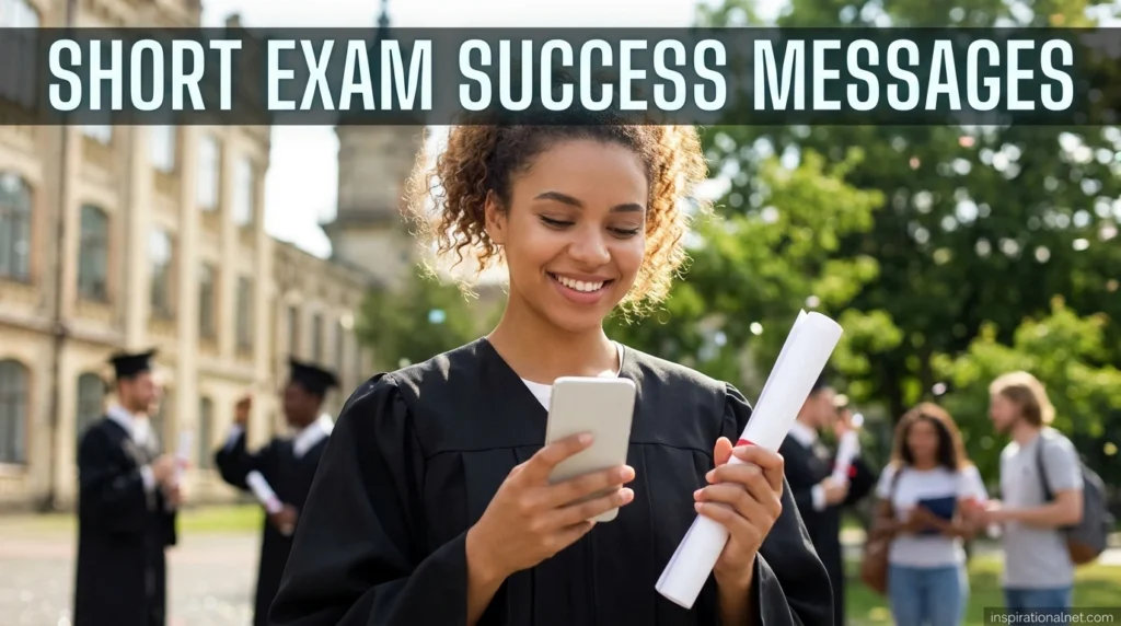 Short Exam Success Messages