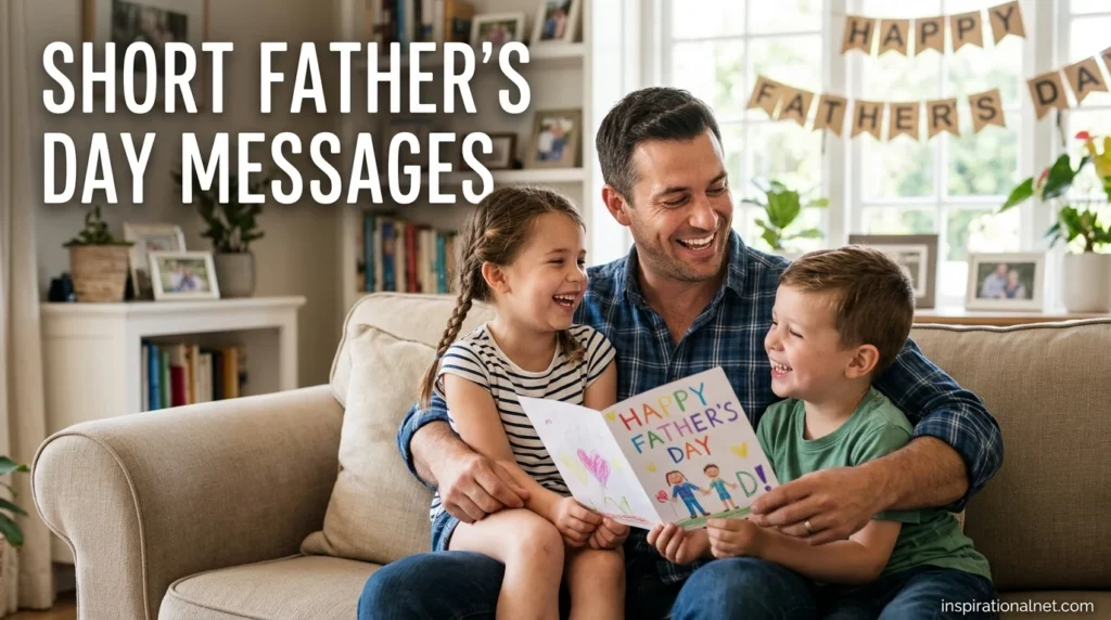 Short Fathers Day Messages