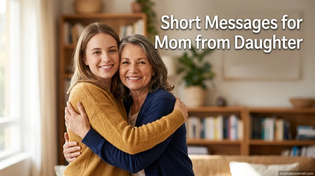 Short Messages for Mom from Daughter