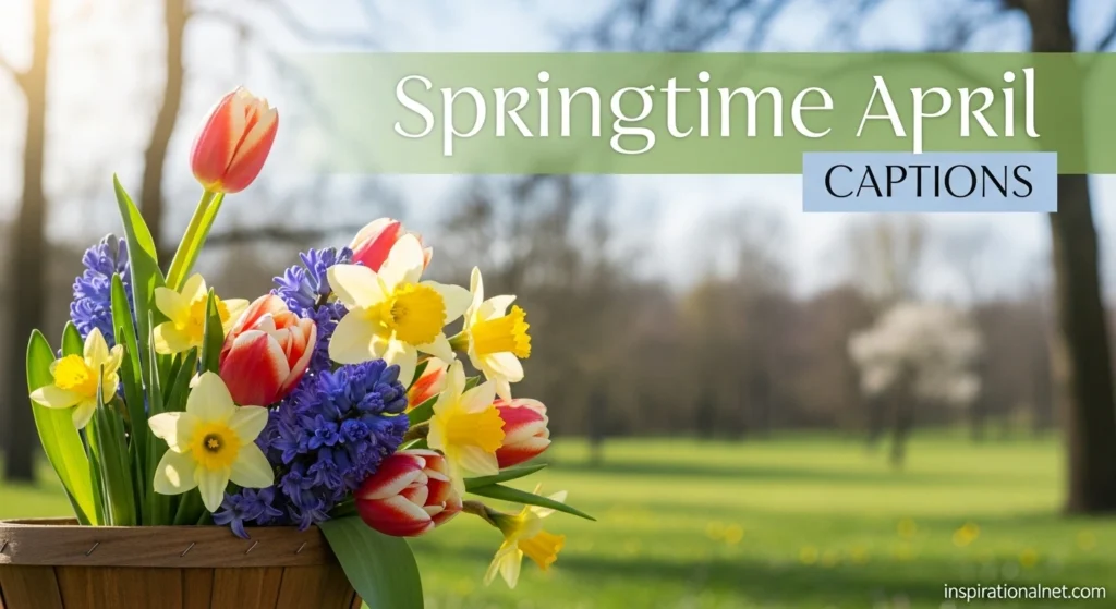 Springtime April Captions