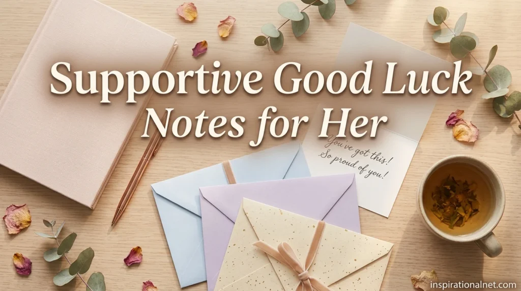 Supportive Good Luck Notes for Her