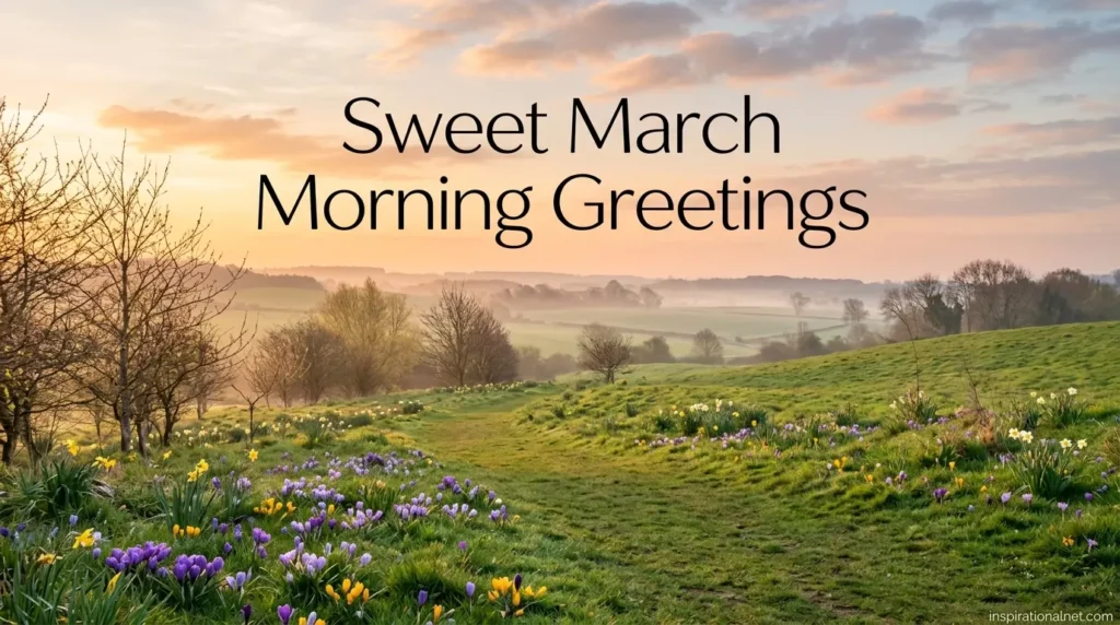 Sweet March Morning Greetings