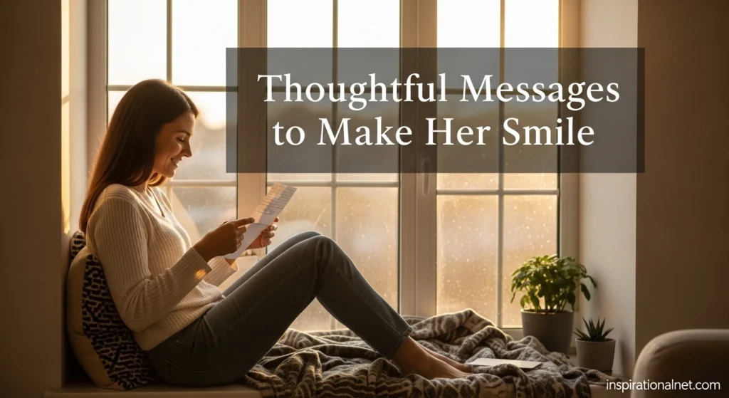 Thoughtful Messages to Make Her Smile