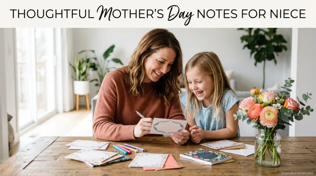 Thoughtful mothers day notes for niece