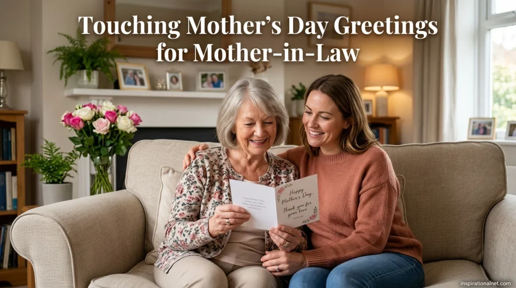 Touching mother’s day greetings for mother in law