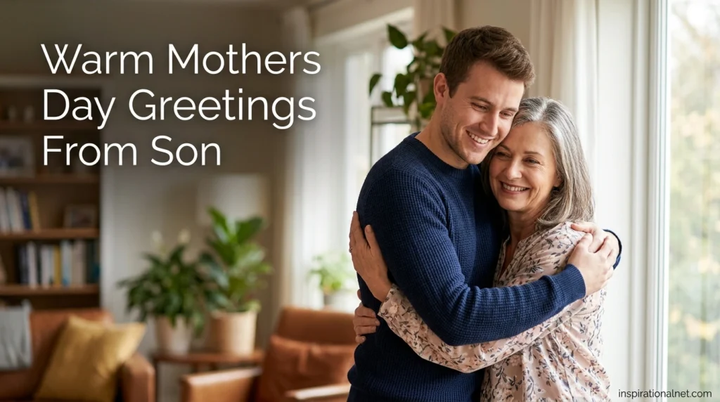 Warm Mothers Day Greetings From Son