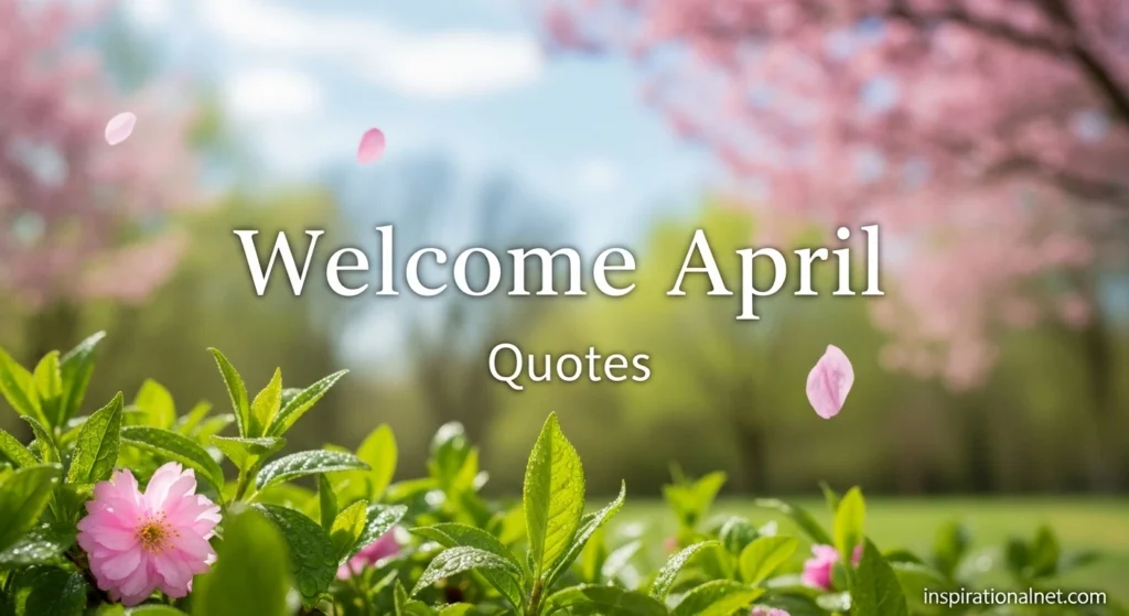 Welcome April Quotes