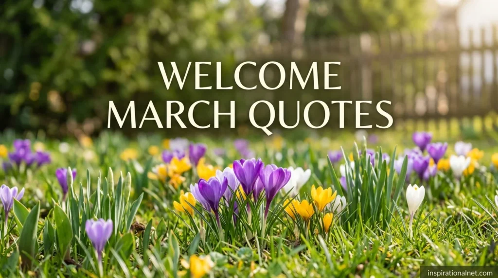 Welcome March Quotes