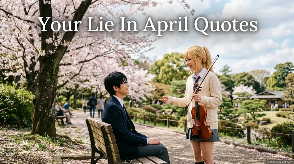 Your Lie In April Quotes