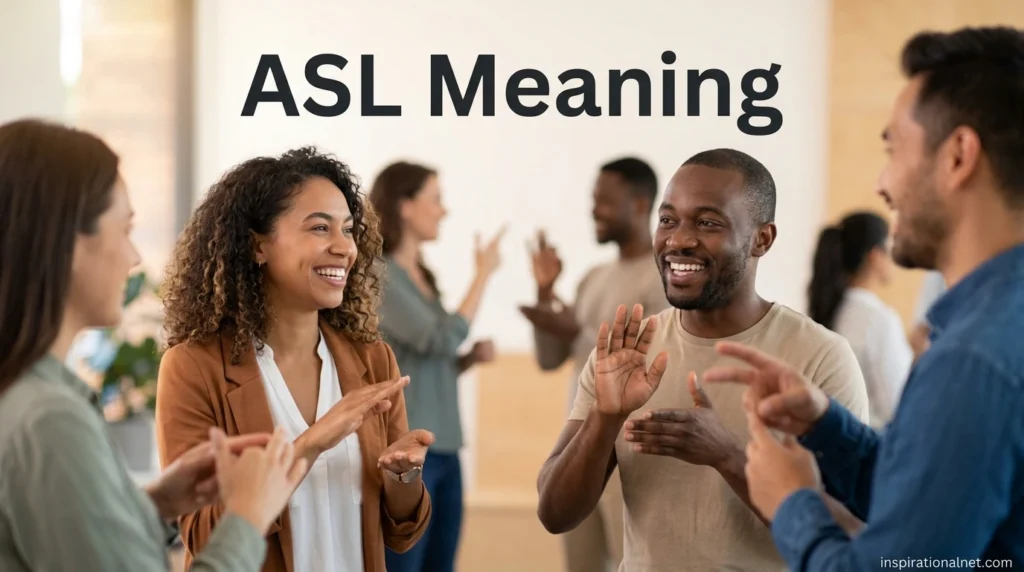 ASL Meaning