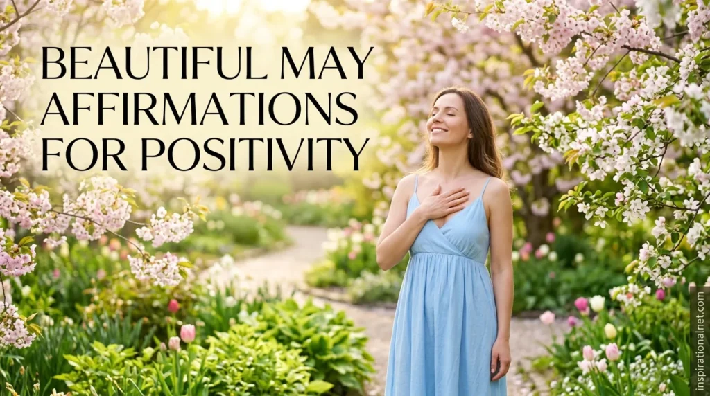 Beautiful May Affirmations for Positivity