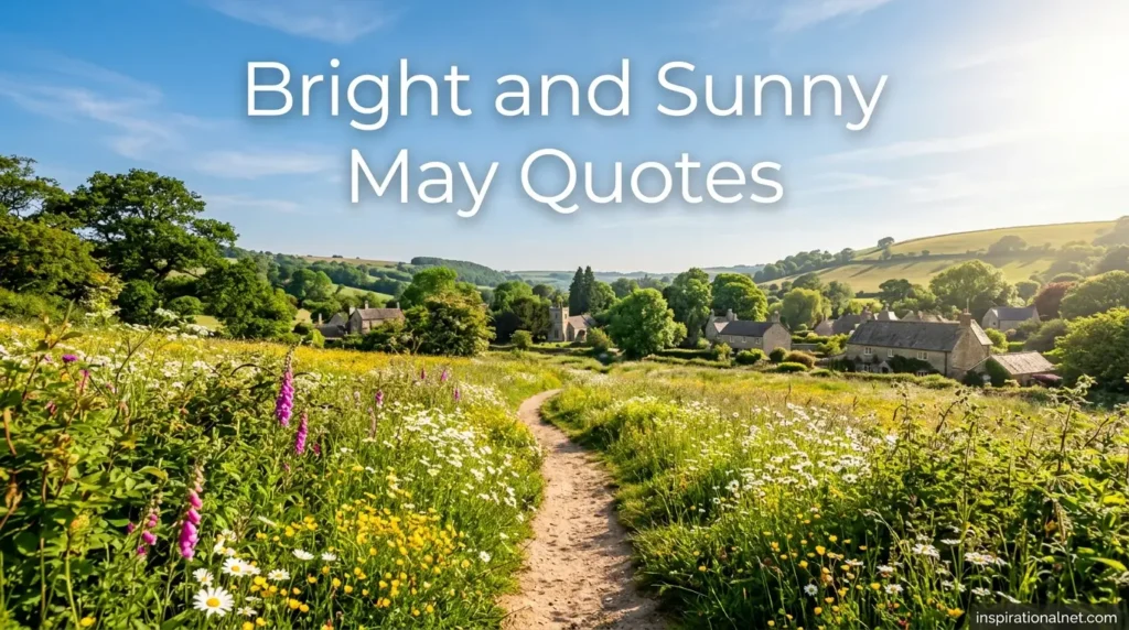 Bright and Sunny May Quotes