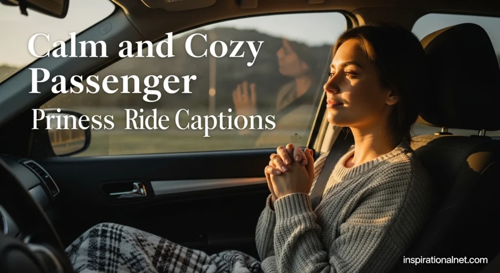 Calm and Cozy Passenger Princess Ride Captions