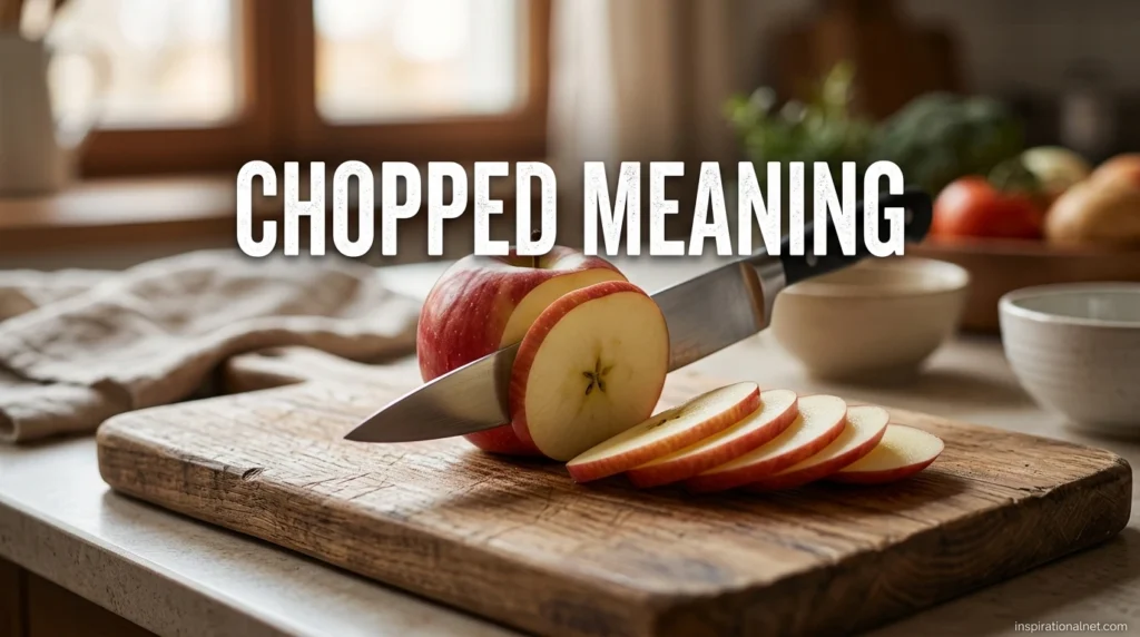 Chopped Meaning