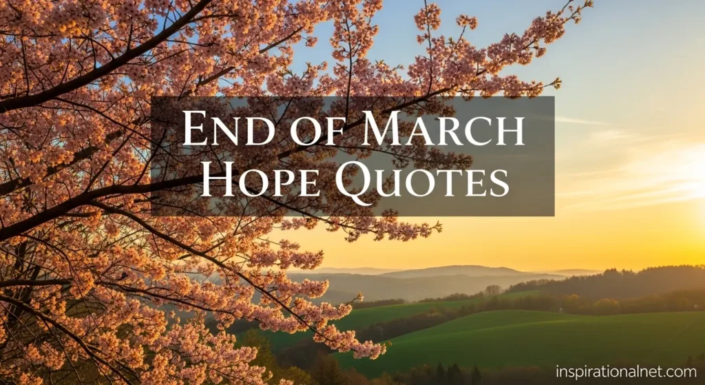 End of March Hope Quotes