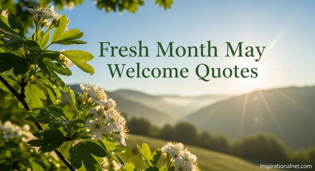 Fresh Month May Welcome Quotes