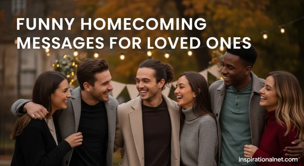 Funny homecoming messages for loved ones