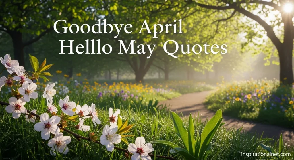 Goodbye April Hello May Quotes