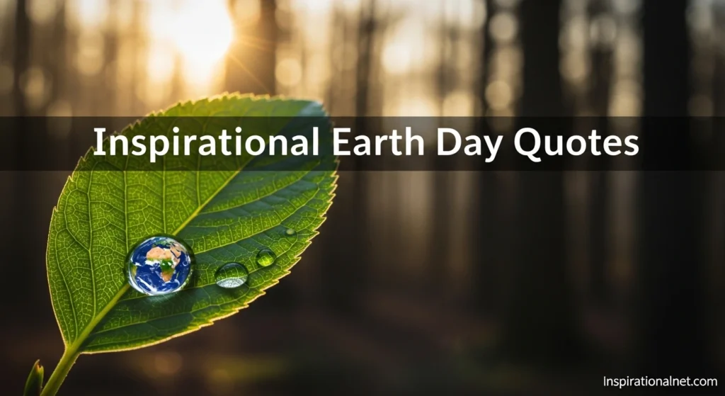 Inspirational Earth Day Quotes