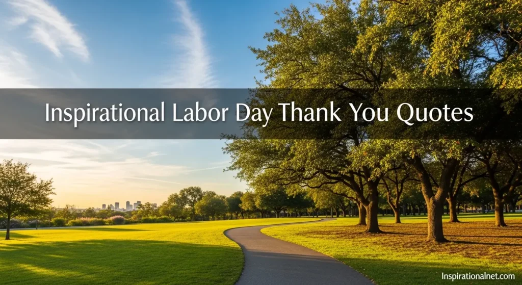 Inspirational Labor Day Thank You Quotes