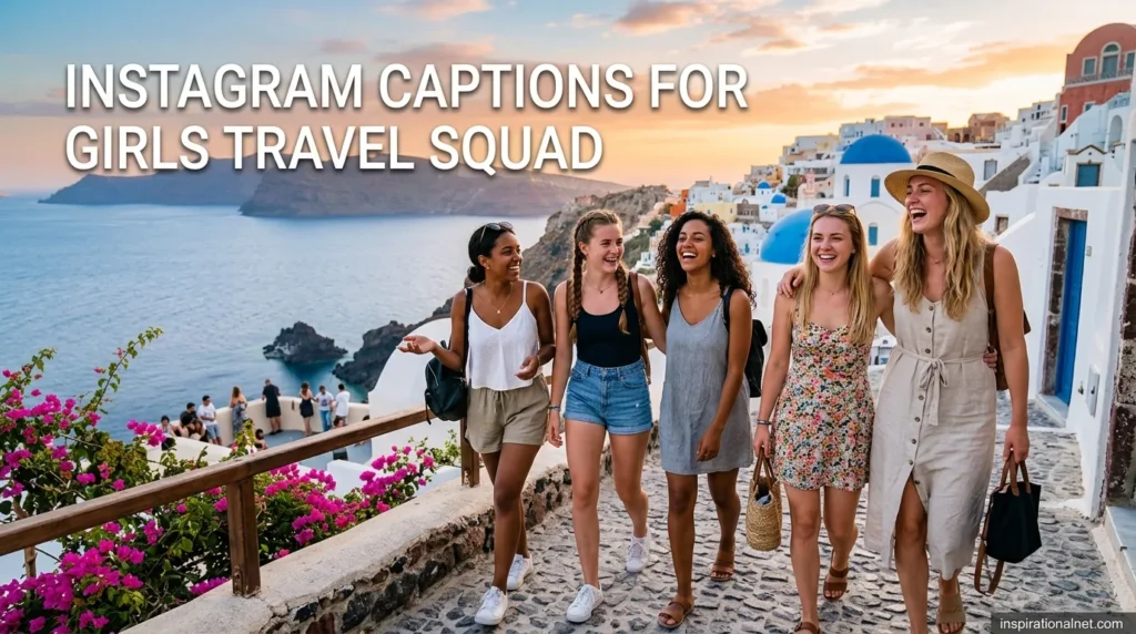 Instagram Captions for Girls Travel Squad
