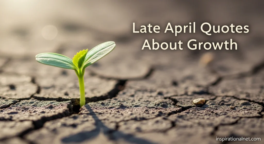 Late April Quotes About Growth