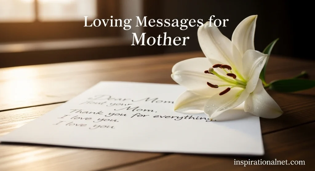 Loving Messages for Mother