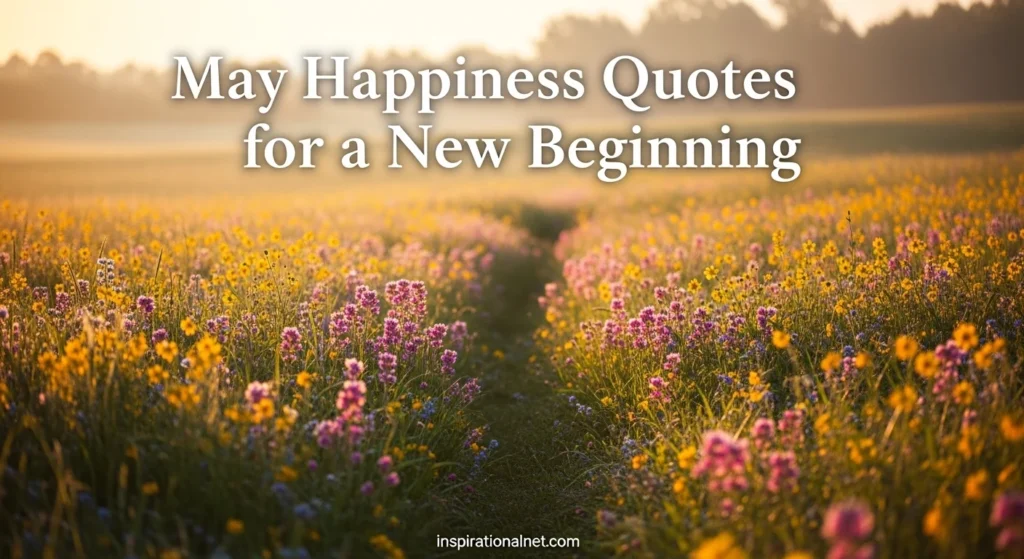 May Happiness Quotes for a New Beginning