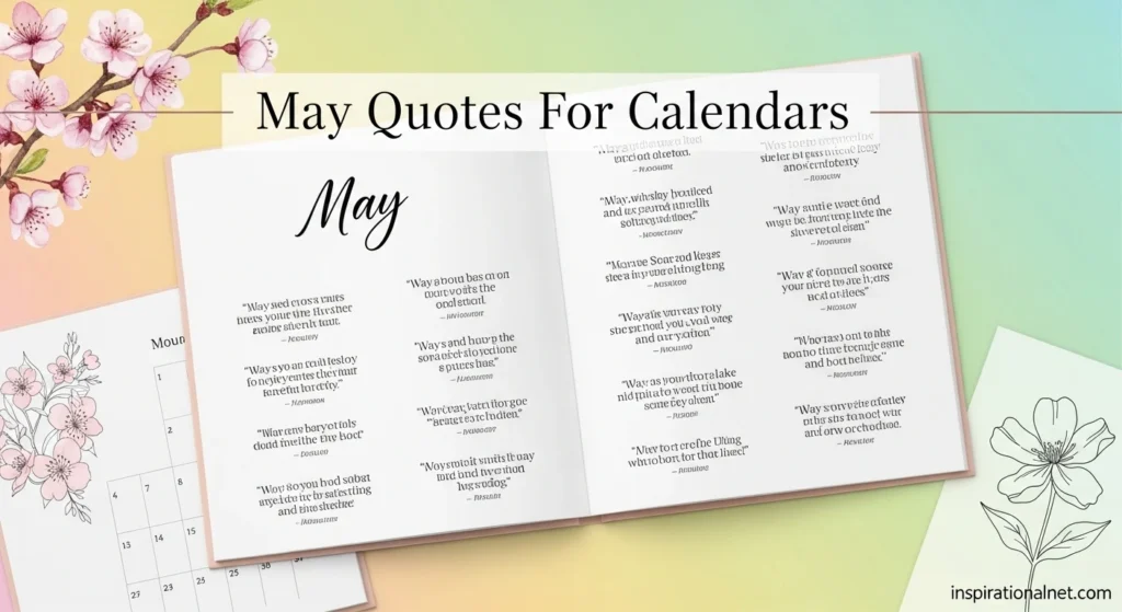 May Quotes For Calendars