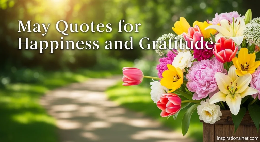 May Quotes for Happiness and Gratitude
