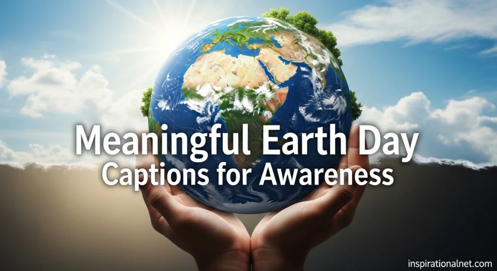 Meaningful Earth Day Captions for Awareness