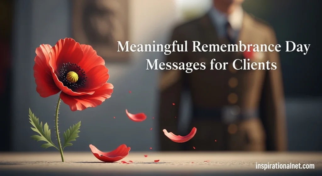 Meaningful Remembrance Day Messages for Clients