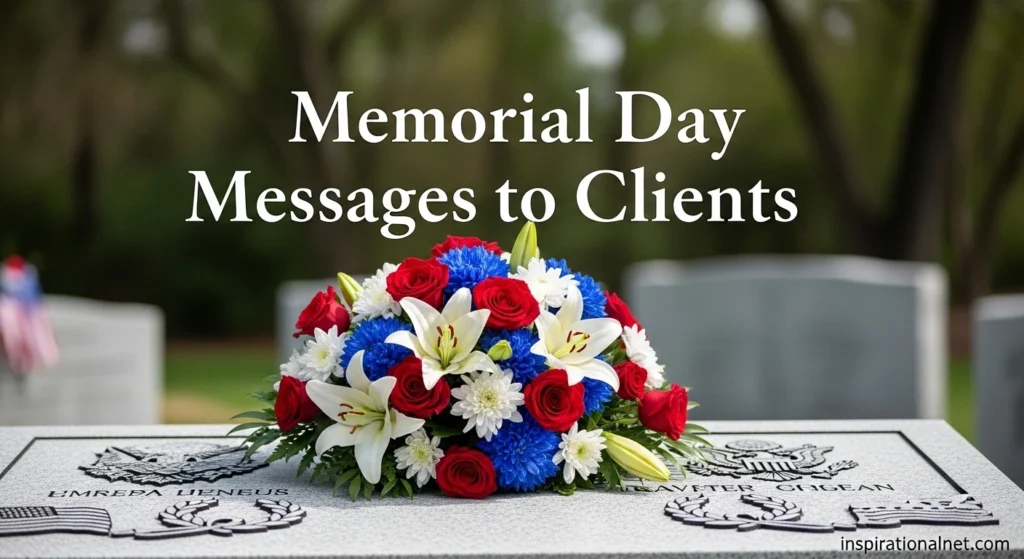 Memorial Day Messages to Clients